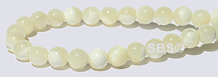 Mother of Pearl 4mm White
