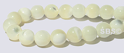 Mother of Pearl 6mm White