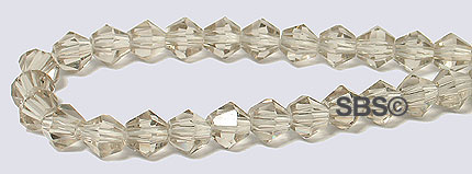 Oriental Crystal 4mm Bicone - Black Diamond