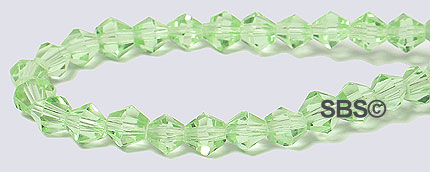 Oriental Crystal 4mm Bicone - Chrysolite