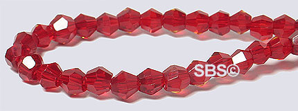 Oriental Crystal 4mm Bicone - Garnet