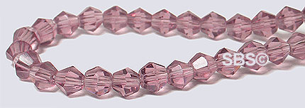 Oriental Crystal 4mm Bicone - Lt. Amethyst