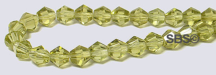 Oriental Crystal 4mm Bicone - Olive