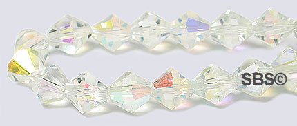 Oriental Crystal 6mm Bicone - Crystal AB