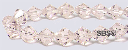 Oriental Crystal 6mm Bicone - Super Light Pink