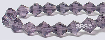 Oriental Crystal 6mm Bicone - Violet