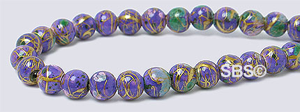 Picasso Magnetic Hematite 4mm Purple