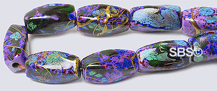 Picasso Magnetic Hematite 5x11 (4-sided) Swirl - Purple