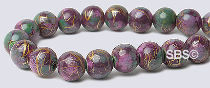 Picasso Magnetic Hematite 6mm - Burgundy