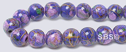Picasso Magnetic Hematite 6mm - Purple