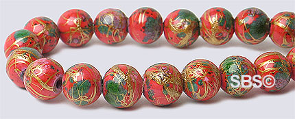 Picasso Magnetic Hematite 6mm - Red