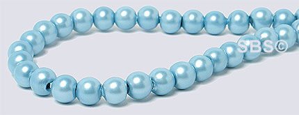 Pearl Magnetic Hematite 4mm-Aqua