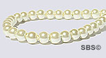 Pearl Magnetic Hematite 4mm-Cream