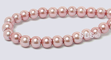 Pearl Magnetic Hematite 4mm-Dark Pink