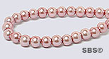 Pearl Magnetic Hematite 4mm-Dark Pink