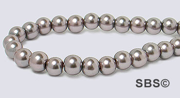 Pearl Magnetic Hematite 4mm-Purple Metallic