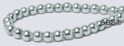 Pearl Magnetic Hematite 4mm-Silver