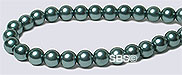 Pearl Magnetic Hematite 4mm-Teal