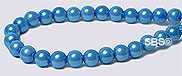 Pearl Magnetic Hematite 4mm-Turquoise