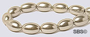 Pearl Magnetic Hematite 5x8 Rice-Light Bronze