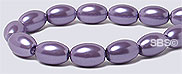 Pearl Magnetic Hematite 5x8 Rice-Medium Purple