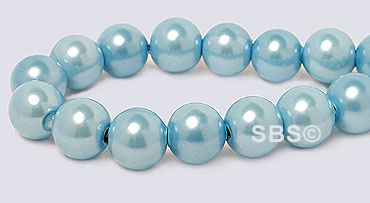 Pearl Magnetic Hematite 6mm-Aqua