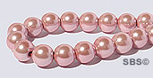 Pearl Magnetic Hematite 6mm-Dark Pink