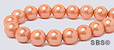 Pearl Magnetic Hematite 6mm-Salmon