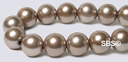 Pearl Magnetic Hematite 8mm-Bronze