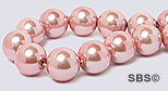 Pearl Magnetic Hematite 8mm-Dark Pink