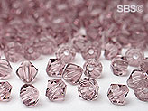 Preciosa 4mm Bicone - Amethyst  (72) count