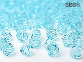 Preciosa 4mm Bicone - Aquamarine (72) count