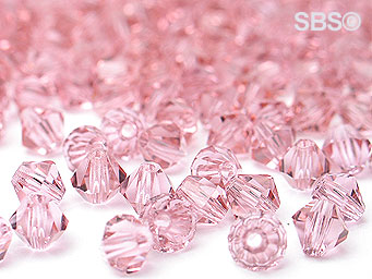 Preciosa 4mm Bicone - French Rose  (72) count