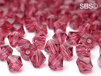 Preciosa 4mm Bicone - Fuchsia  (72) count