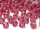 Preciosa 4mm Bicone - Fuchsia  (72) count