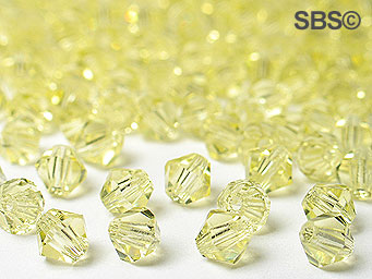 Preciosa 4mm Bicone - Jonquil (72) count