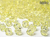 Preciosa 4mm Bicone - Jonquil (72) count