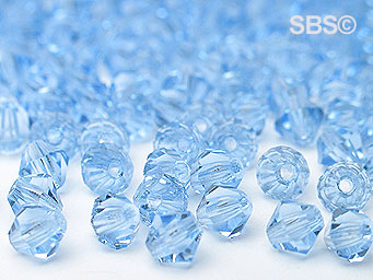 Preciosa 4mm Bicone - Lt. Sapphire  (72) count