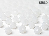 Preciosa 4mm Bicone - White Opal  (72) count