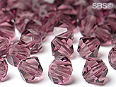 Preciosa 6mm Bicone - Amethyst (36) count