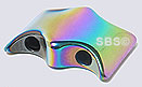 RAINBOW Magnetic Hematite 13x17 2-Hole Batwing (12)