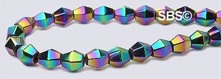 Rainbow Magnetic Hematite 4x4 Diamond