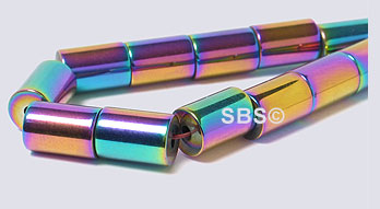Rainbow Magnetic Hematite 5x8 Tube