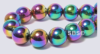 Rainbow Magnetic Hematite 8mm (round)