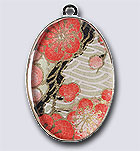 Resin #552 23x44mm (silver plated bezel)
