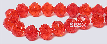 Rosebud Firepolish 6mm Light Siam
