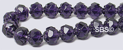 Rosebud Firepolish 6mm Tanzanite