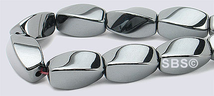 Hematite 6x12 (4 sided) Swirl (non-magnetic)
