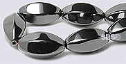 Magnetic Hematite 8x16 (6-sided) Rice AAA Grade