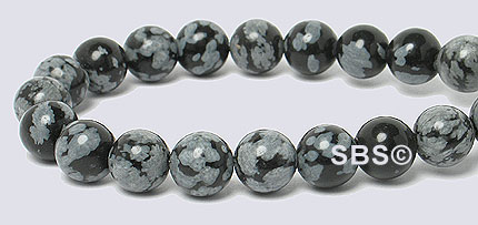 Snowflake Obsidian 6mm